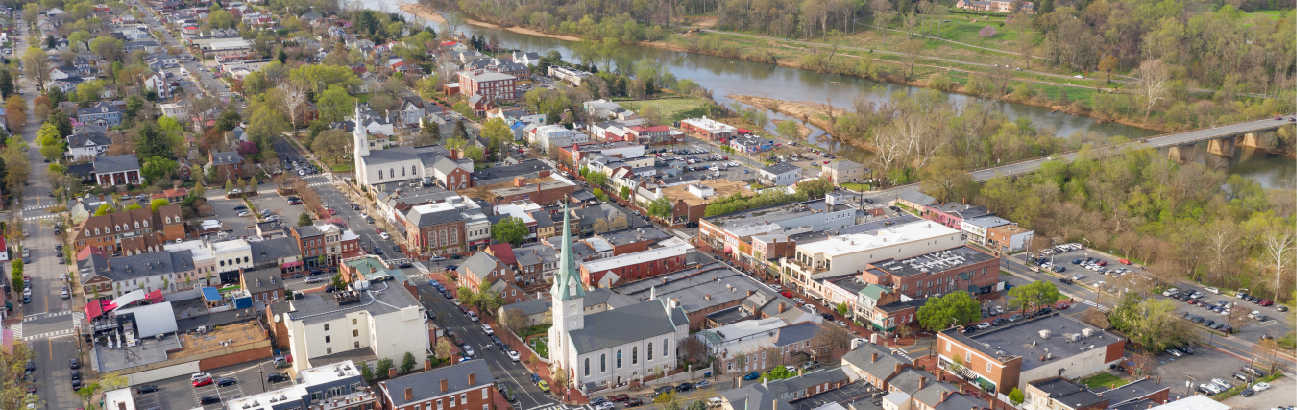 Picture of downtown Fredericksburg